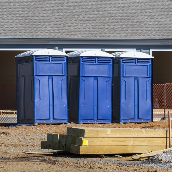 how can i report damages or issues with the portable toilets during my rental period in Gove KS